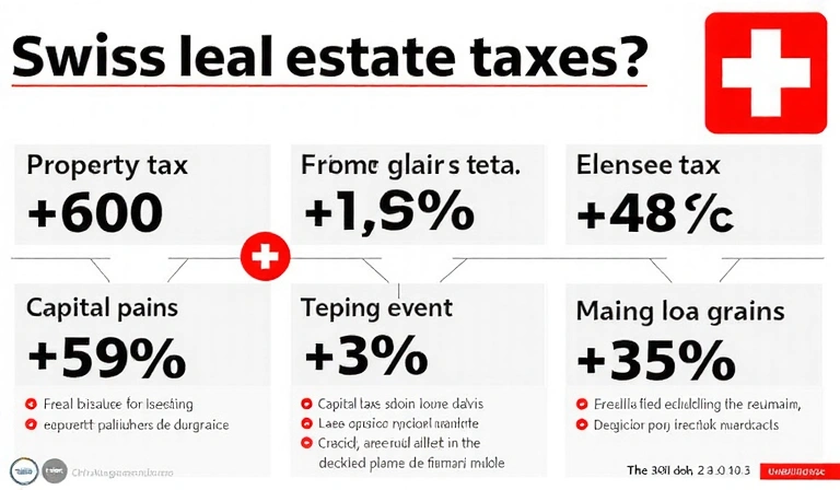 Explication des taxes immobilières en Suisse