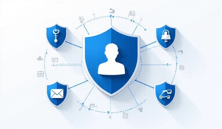 Illustration de la protection des données