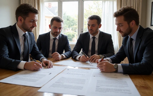 Signature chez le notaire